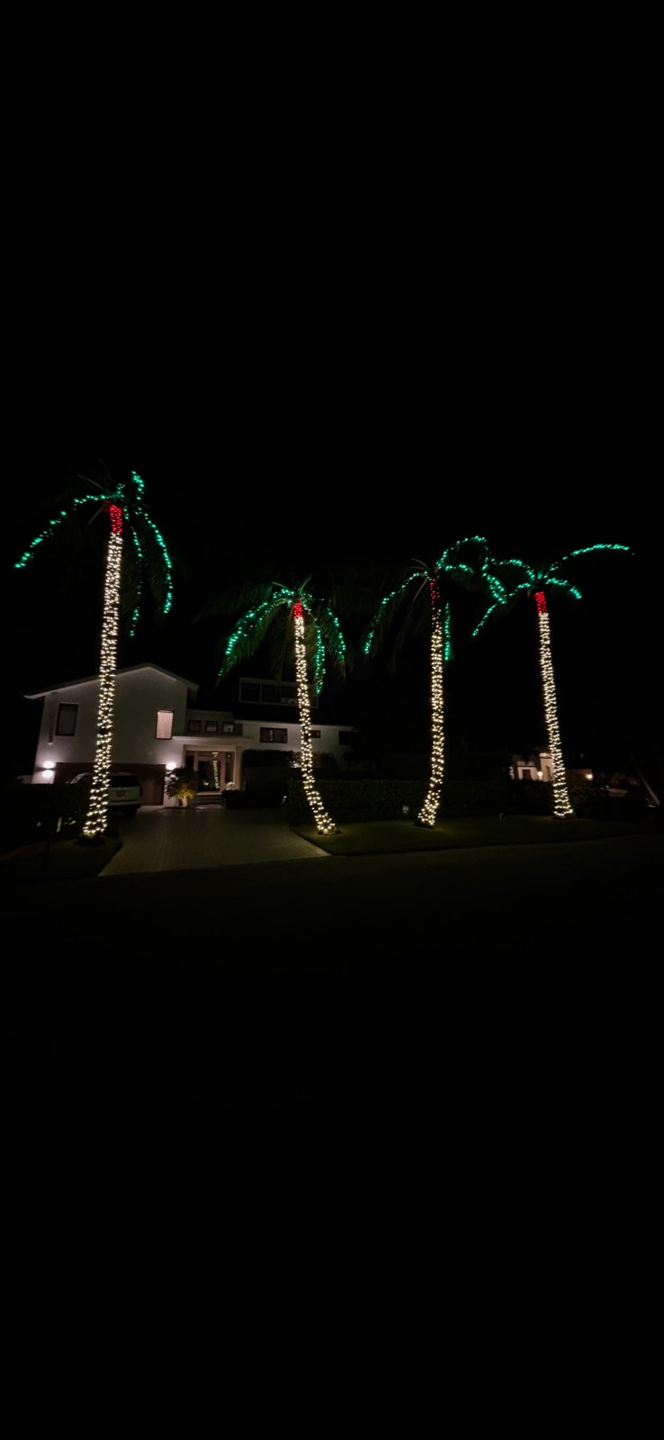 Gulfstream Glow holiday lighting install